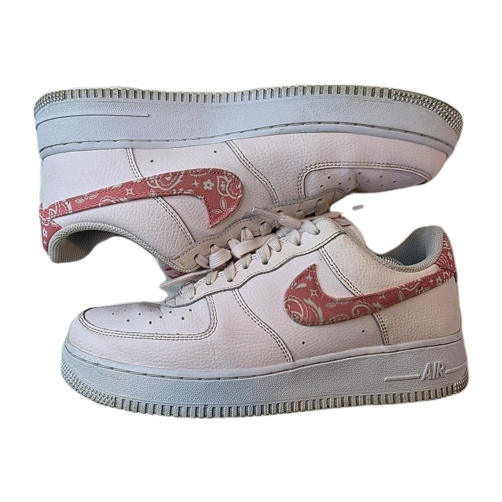 Nike Air Force 1 Low '07 Paisley Pack Pink US 11 FD1448-664 Tennis Shoe - Picture 1 of 10